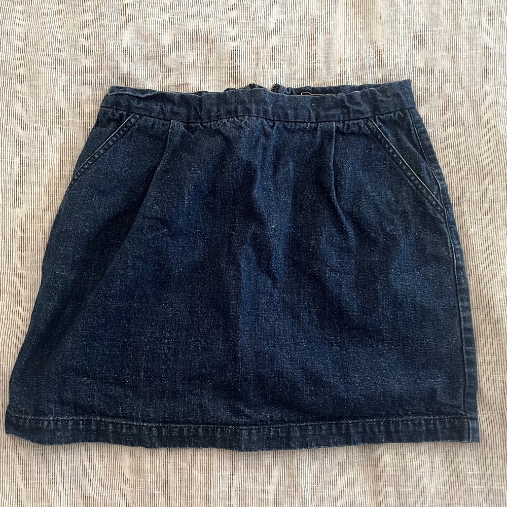 Popcorn Denim Skirt